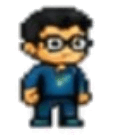 Agency freelancer pixel character